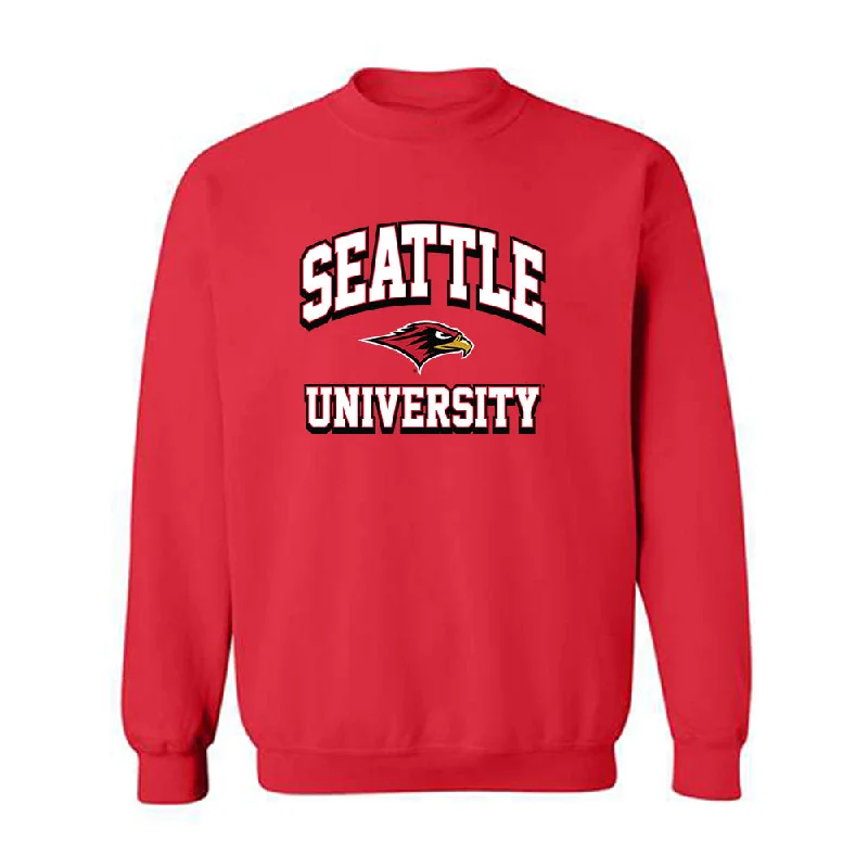 Seattle - NCAA Women's Rowing : Mary O'Malley - Classic Shersey Crewneck Sweatshirt Hoodie with Ribbed Neckline Snug Warm Seattle - NCAA Women's Rowing : Mary O'Malley - Classic Shersey Crewneck Sweatshirt Hoodie with Ribbed Neckline Snug Warm