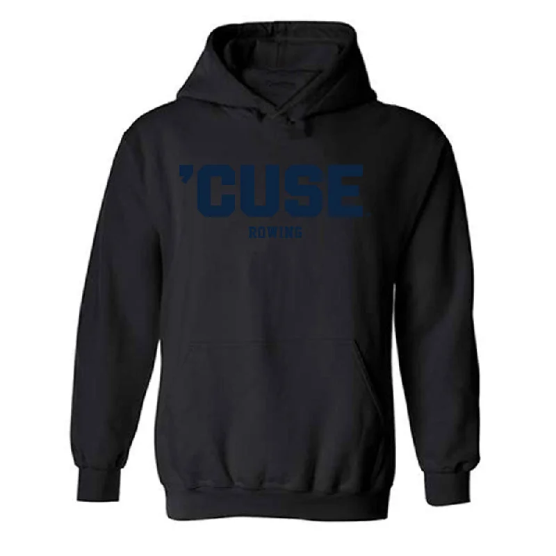 Syracuse - NCAA Women's Rowing : Lauren Kelly - Hooded Sweatshirt Hoodie with Batwing Sleeves Loose Dramatic