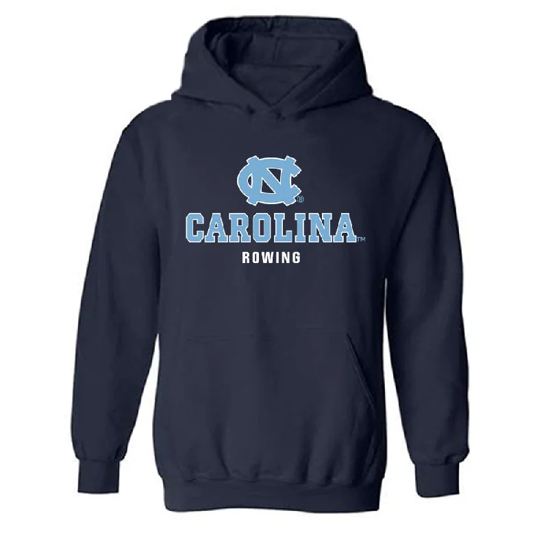 UNC - NCAA Women's Rowing : Anna Kate Gwiazdowski - Classic Shersey Hooded Sweatshirt Hoodie with Button Placket Classic Preppy