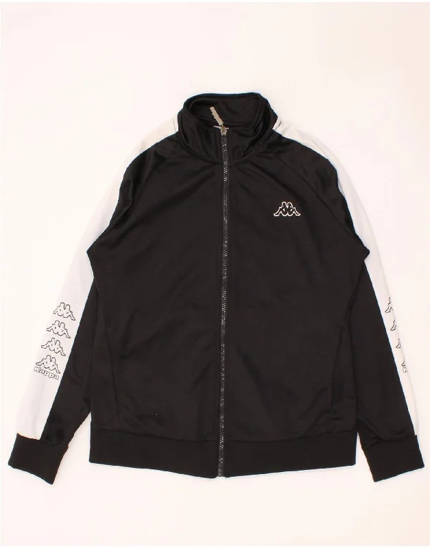 KAPPA Womens Graphic Tracksuit Top Jacket UK 16 Large Black Colourblock One-Shoulder Jacket Off-the-Shoulder Jacket Asymmetrical Jacket KAPPA Womens Graphic Tracksuit Top Jacket UK 16 Large Black Colourblock One-Shoulder Jacket Off-the-Shoulder Jacket Asymmetrical Jacket