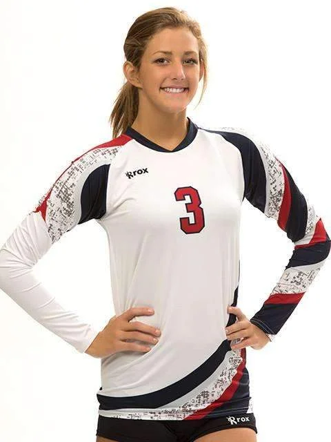 Tsunami Womens L/S Sublimated Jersey Autumn Jersey Shirt