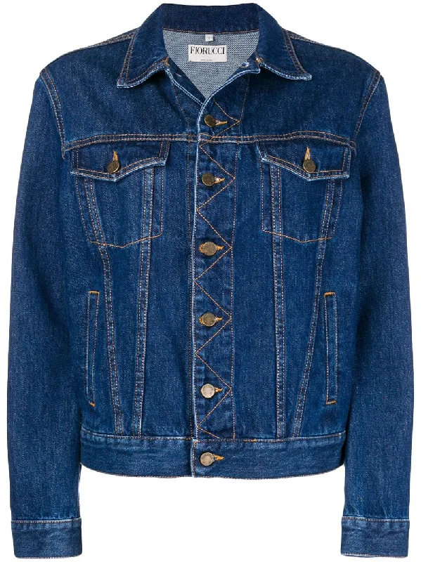 branded denim jacket Fleece Fabric Down Fabric Feather Fabric