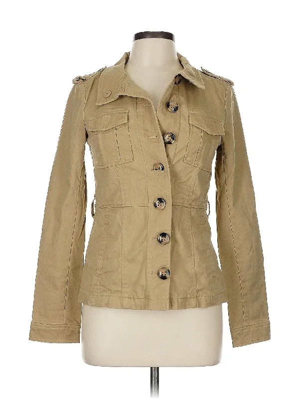 Jacket Boat Neck Shawl Collar Notched Collar
