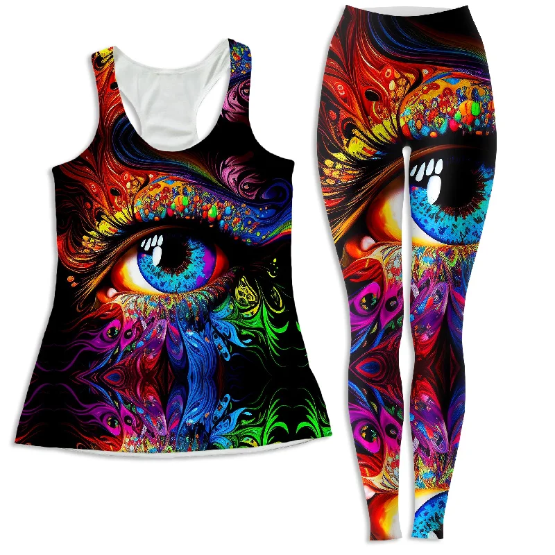 Window to the Soul Women's Tank and Leggings Combo lightweight tank top