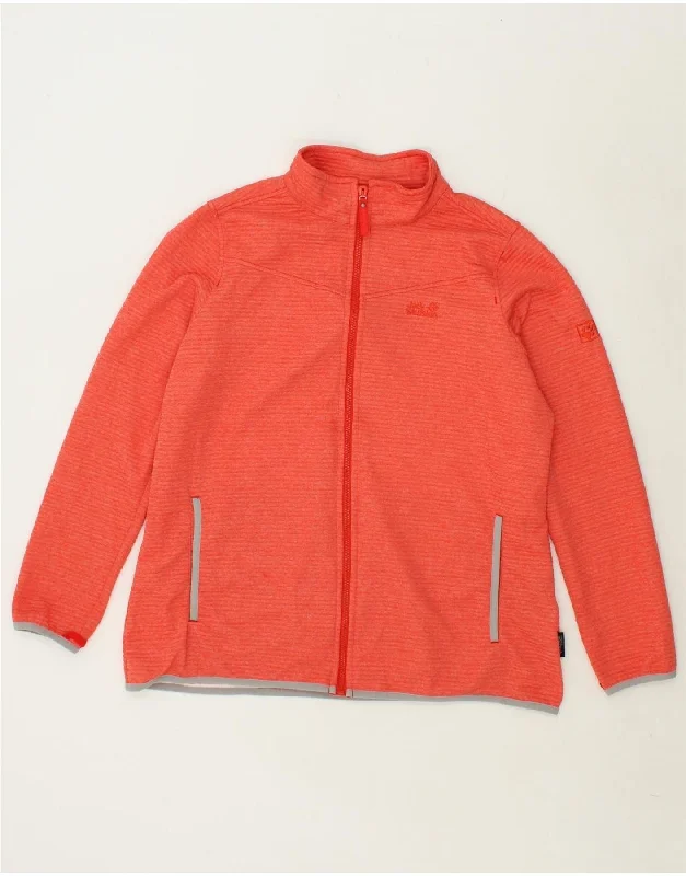 JACK WOLFSKIN Womens Tracksuit Top Jacket UK 20 2XL Orange Striped Corduroy Jacket Velvet Jacket Brocade Jacket JACK WOLFSKIN Womens Tracksuit Top Jacket UK 20 2XL Orange Striped Corduroy Jacket Velvet Jacket Brocade Jacket
