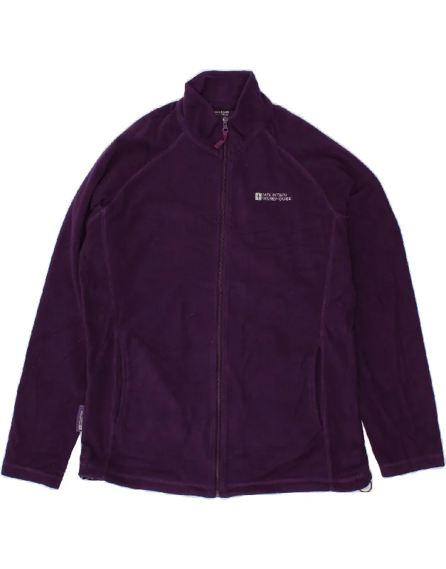 MOUNTAIN WAREHOUSE Womens Fleece Jacket UK 14 Large Purple Mesh Jacket Canvas Jacket Denim Jacket