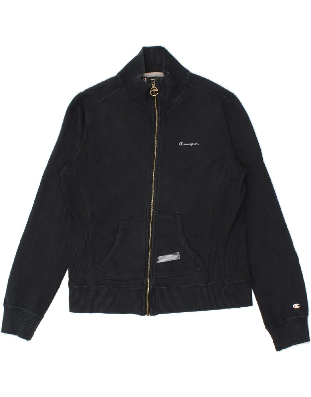 CHAMPION Womens Tracksuit Top Jacket UK 12 Medium Navy Blue Rayon Jacket Velvet Jacket Corduroy Jacket CHAMPION Womens Tracksuit Top Jacket UK 12 Medium Navy Blue Rayon Jacket Velvet Jacket Corduroy Jacket