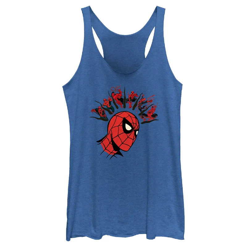 Women's Spider-Man: Beyond Amazing Spidey Sense in Action Racerback Tank Top cozy tank top Women's Spider-Man: Beyond Amazing Spidey Sense in Action Racerback Tank Top cozy tank top