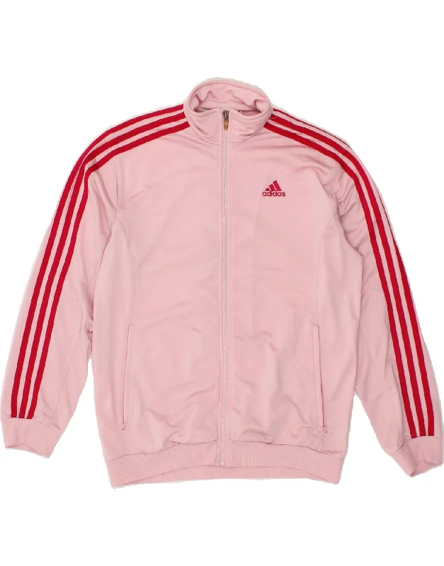 ADIDAS Womens Tracksuit Top Jacket UK 16 Large Pink Polyester Hoodie Zip-Up Jacket Button-Up Jacket ADIDAS Womens Tracksuit Top Jacket UK 16 Large Pink Polyester Hoodie Zip-Up Jacket Button-Up Jacket