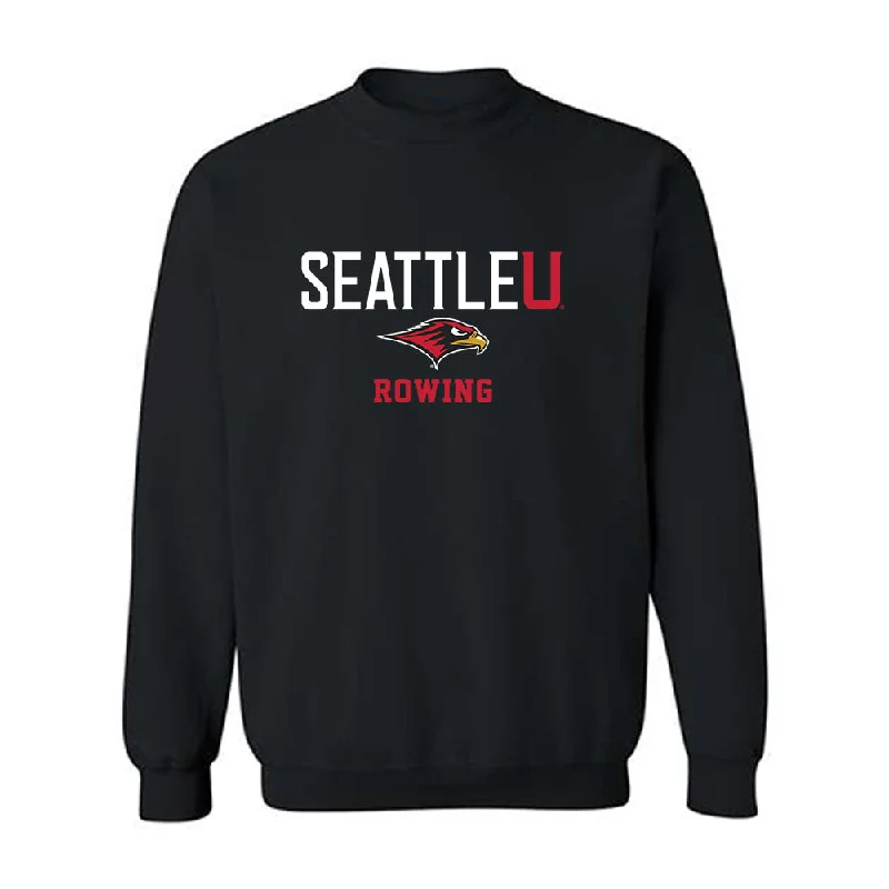 Seattle - NCAA Women's Rowing : Mary O'Malley - Classic Shersey Crewneck Sweatshirt Hoodie with Elastic Cuffs Stretchable Comfortable Seattle - NCAA Women's Rowing : Mary O'Malley - Classic Shersey Crewneck Sweatshirt Hoodie with Elastic Cuffs Stretchable Comfortable