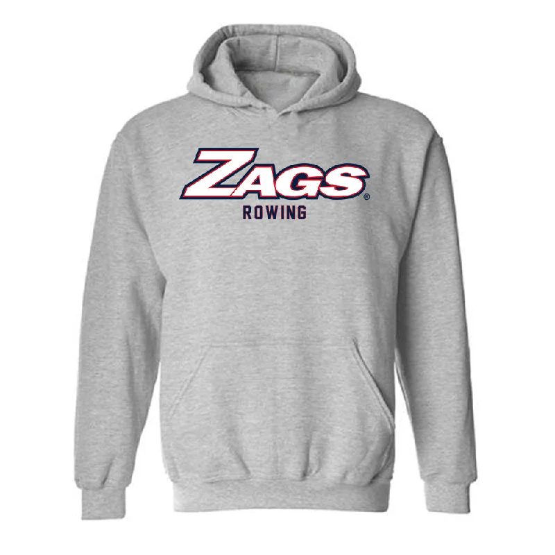 Gonzaga - NCAA Women's Rowing : Nadia Nechiporuk - Classic Shersey Hooded Sweatshirt Hoodie with Strings Custom Fit Adjustable