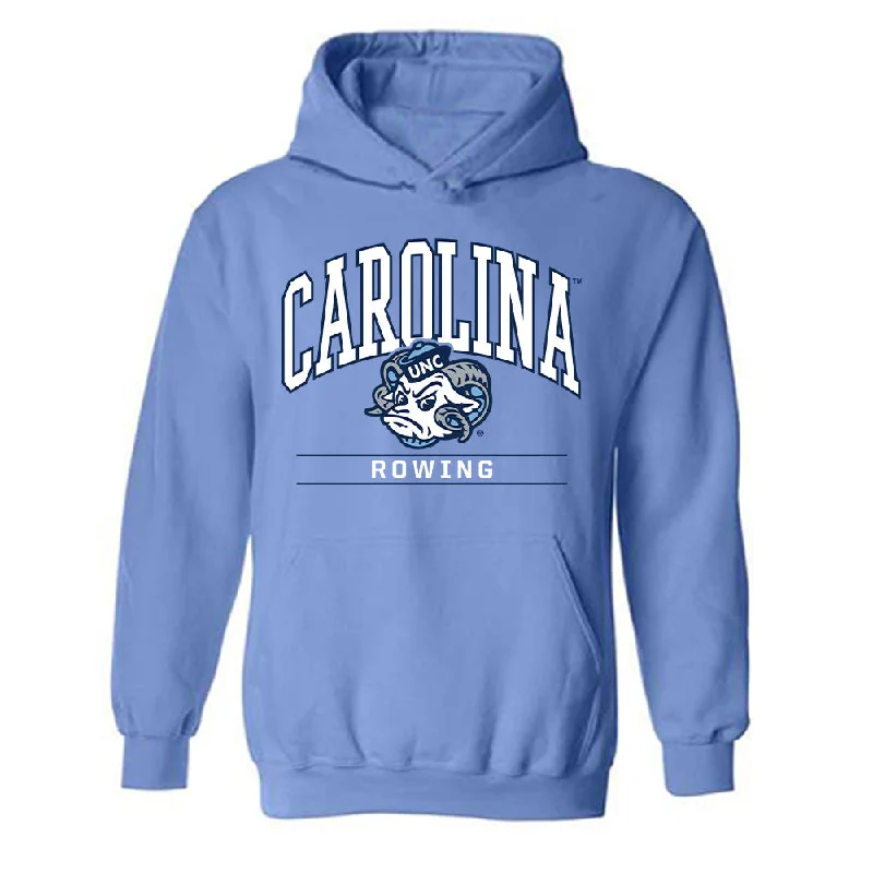 UNC - NCAA Women's Rowing : Anna Kate Gwiazdowski - Classic Shersey Hooded Sweatshirt Hoodie with Turtle Neck Cozy Winter