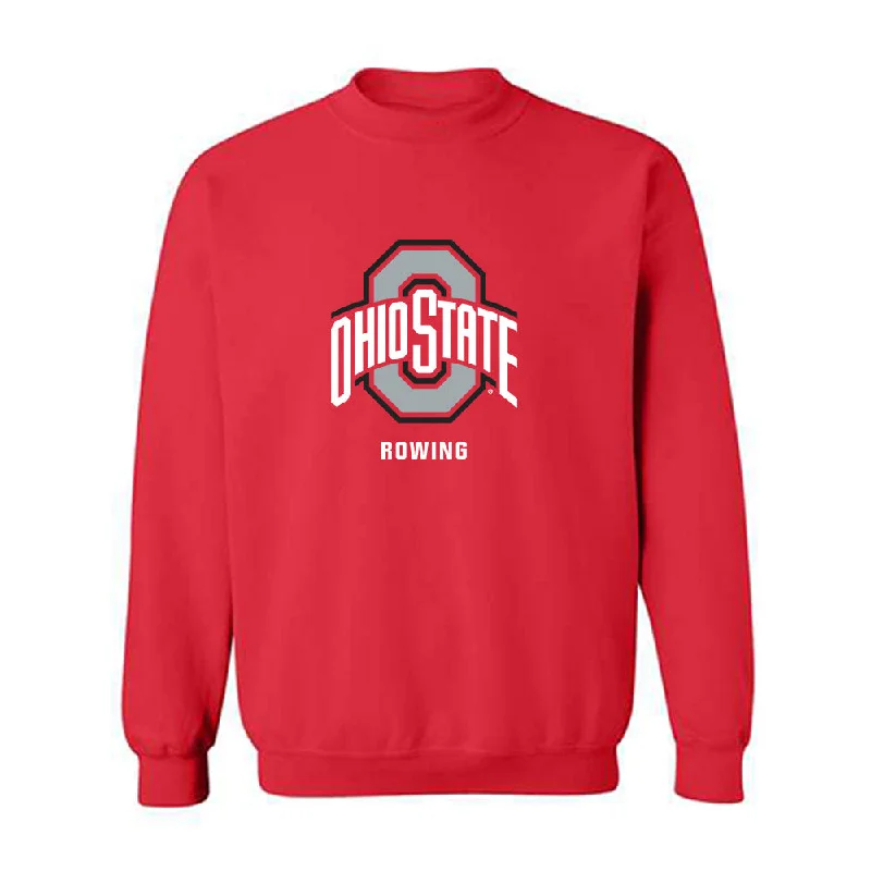 Ohio State - NCAA Women's Rowing : Rebecca Fullerman - Classic Shersey Crewneck Sweatshirt Hoodie with Slit Hem Functional Movement