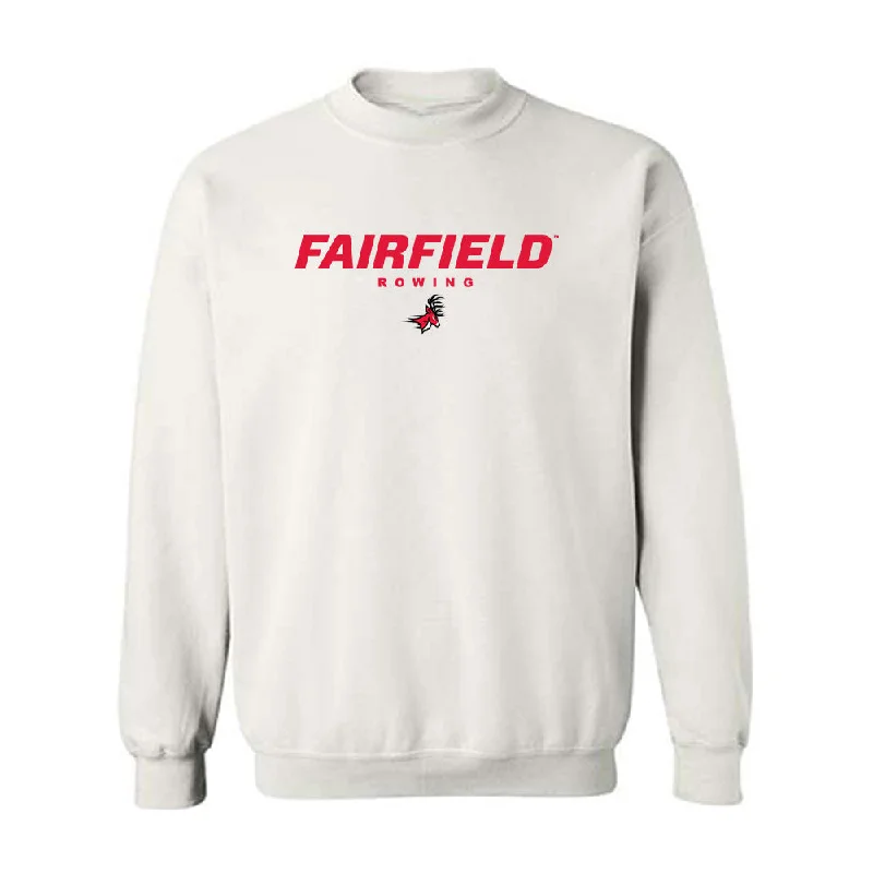 Fairfield - NCAA Women's Rowing : Sadie Eppinger - Classic Shersey Crewneck Sweatshirt Hoodie with Logo Branding Identity