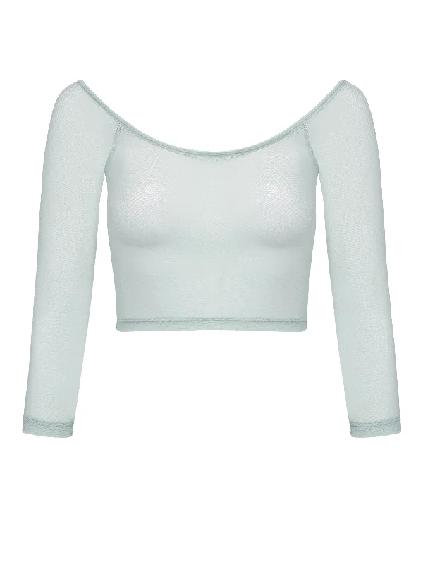 Raglan Crop Top Lace Blend Ribbed Blend Corduroy Blend