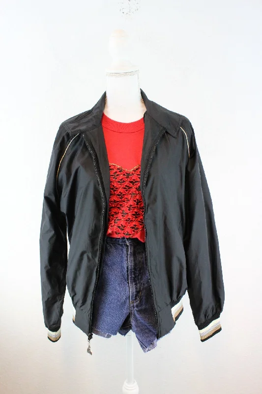 Vintage Black Pacific Trail Jacket (L) Cardigan Sweater Pullover