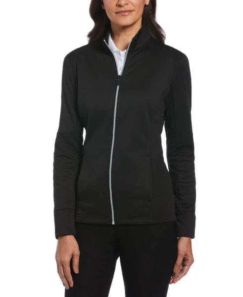 Callaway - Women's Full-Zip Ottoman Jacket Nylon Fabric Polyester Fabric Spandex Fabric Callaway - Women's Full-Zip Ottoman Jacket Nylon Fabric Polyester Fabric Spandex Fabric