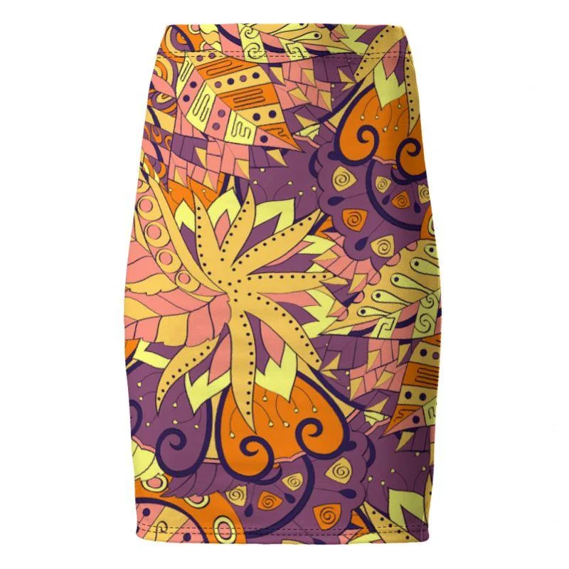 Aki Pencil Skirt cashmere skirt rich