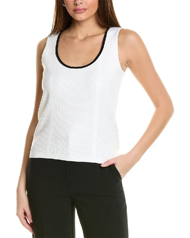 St. John Lightweight Tank white tank top