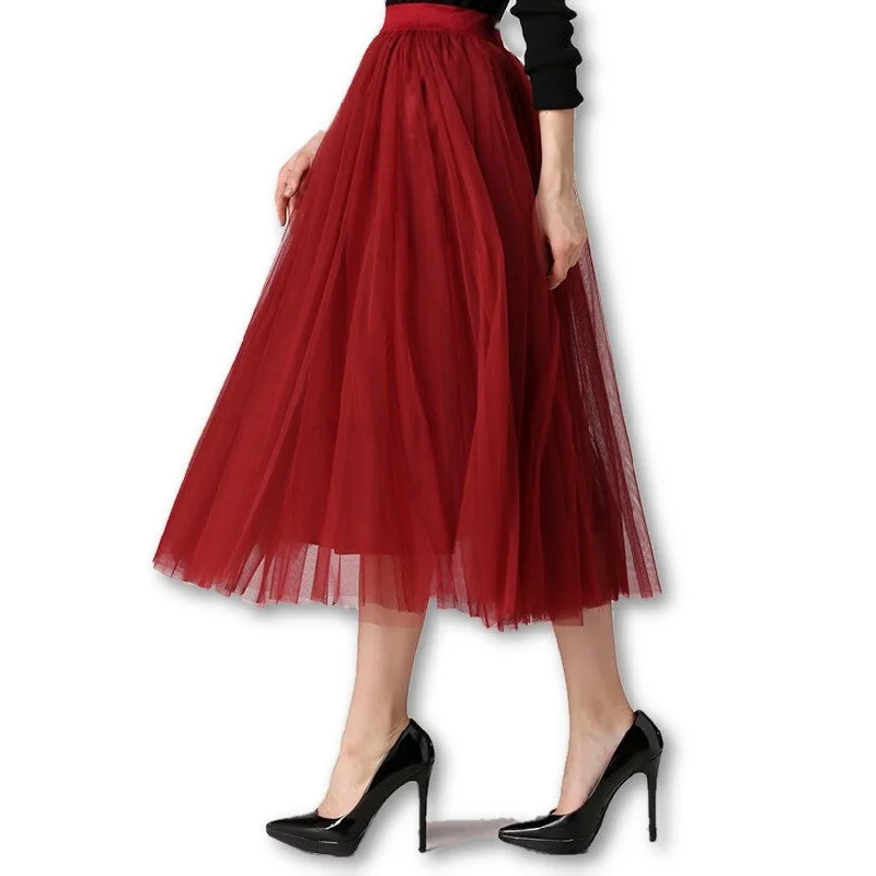 autumn fashion faldas korean style 8 m big swing maxi skirts womens winter jupe high waist tutu adult long tulle skirt silk skirt elegant