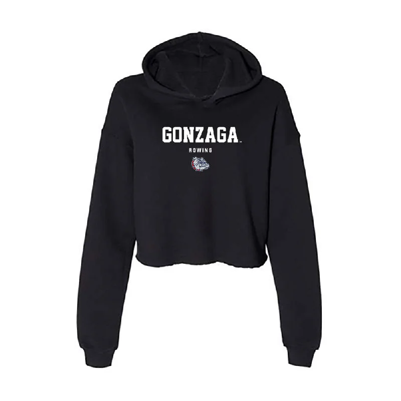 Gonzaga - NCAA Women's Rowing : Rory Taylor - Women's Crop Fleece Hoodie Hoodie with Hem Detail Decorative Unique Gonzaga - NCAA Women's Rowing : Rory Taylor - Women's Crop Fleece Hoodie Hoodie with Hem Detail Decorative Unique