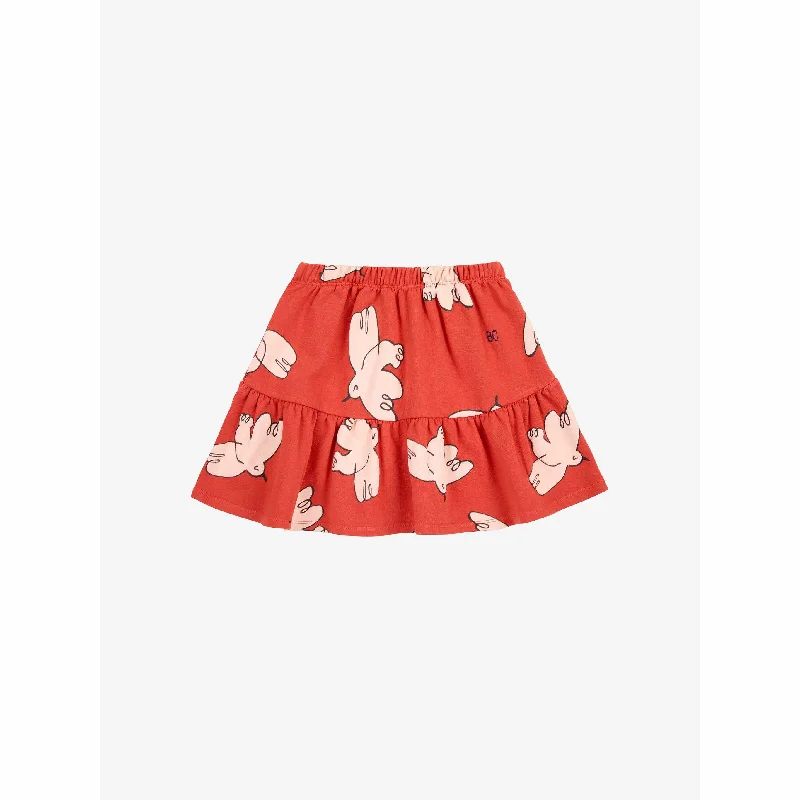 Bobo Choses - Freedom Bird all-over skirt chiffon skirt airy