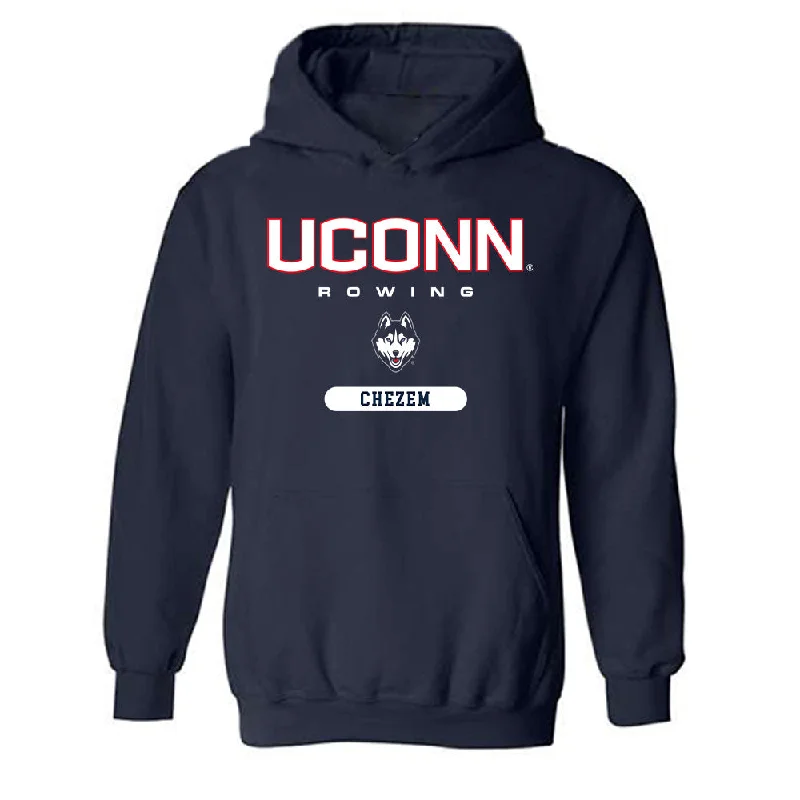 UConn - NCAA Women's Rowing : Jordyn Chezem - Classic Shersey Hooded Sweatshirt Hooded Sweatshirt Casual Wear Street Style UConn - NCAA Women's Rowing : Jordyn Chezem - Classic Shersey Hooded Sweatshirt Hooded Sweatshirt Casual Wear Street Style