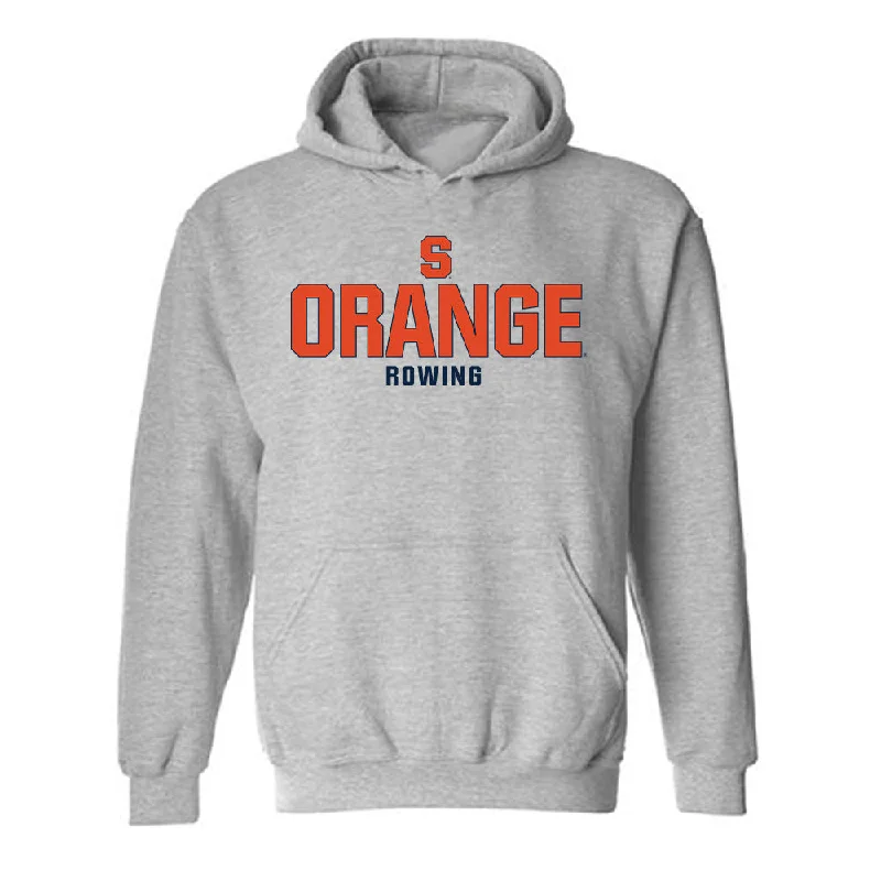 Syracuse - NCAA Women's Rowing : Tyla Casey-Knight - Classic Shersey Hooded Sweatshirt Hoodie with Stripes Bold Sporty