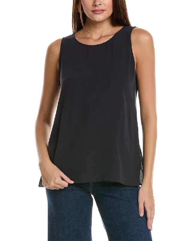 Eileen Fisher Petite Ballet Tank striped tank top