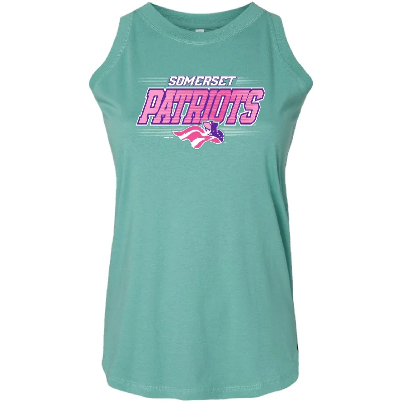 Somerset Patriots Women's Saltwater Esther Relaxed Tank Tee boho tank top