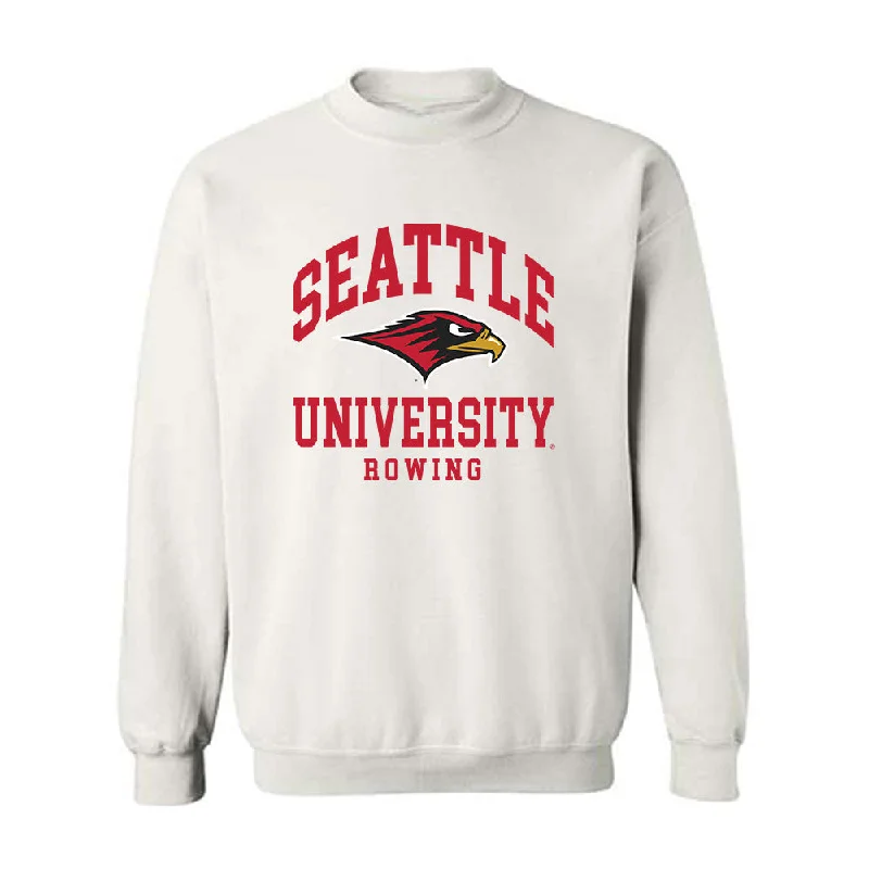 Seattle - NCAA Women's Rowing : Mary O'Malley - Classic Shersey Crewneck Sweatshirt Hoodie with Full-Zip Functional Layering