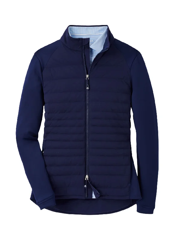 Peter Millar - Women's Merge Hybrid Jacket - Navy Wool Fabric Cashmere Fabric Tweed Fabric