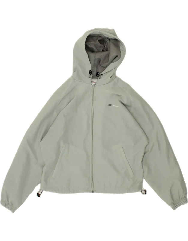 REEBOK Womens Loose Fit Hooded Rain Jacket UK 12 Medium Green Polyester Corduroy Jacket Velvet Jacket Brocade Jacket REEBOK Womens Loose Fit Hooded Rain Jacket UK 12 Medium Green Polyester Corduroy Jacket Velvet Jacket Brocade Jacket