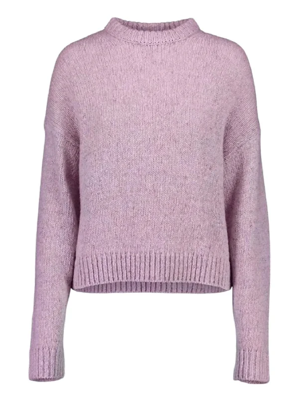 Women's Rd Sweater In Lilac Fume Oversized Loose Flowy