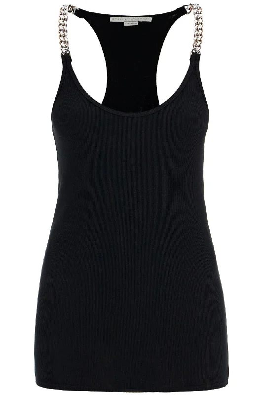 Stella Mccartney Women's "Tank Top With Chains On neon tank top