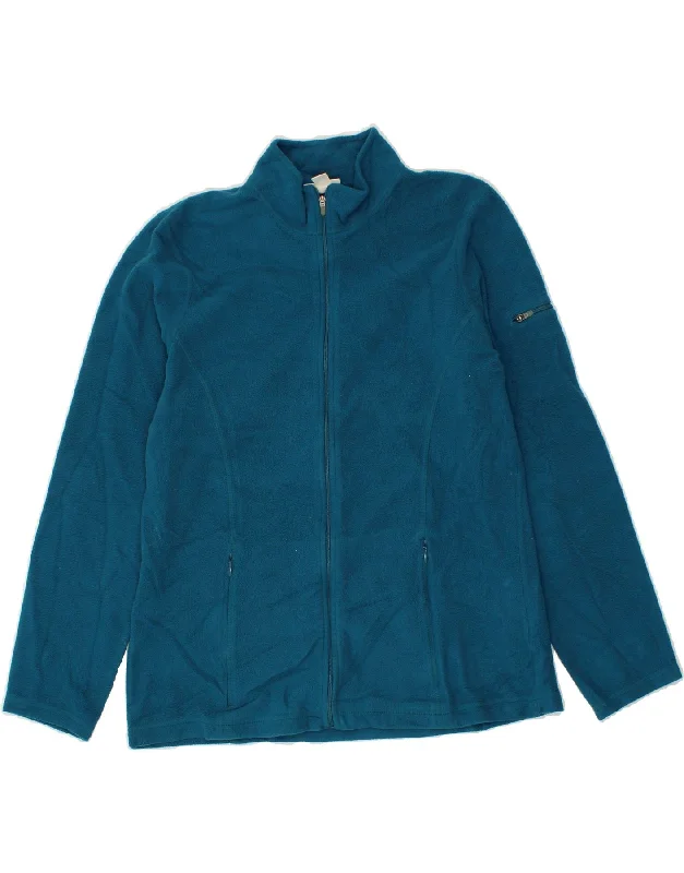 L.L.BEAN Womens Fleece Jacket UK 14 Large Blue Polyester Welt Pockets Slit Pockets Flap Pockets L.L.BEAN Womens Fleece Jacket UK 14 Large Blue Polyester Welt Pockets Slit Pockets Flap Pockets