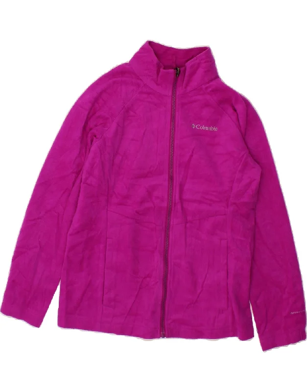COLUMBIA Womens Fleece Jacket UK 14 Large Pink Polyester Anorak Shell Jacket Lightweight Jacket COLUMBIA Womens Fleece Jacket UK 14 Large Pink Polyester Anorak Shell Jacket Lightweight Jacket