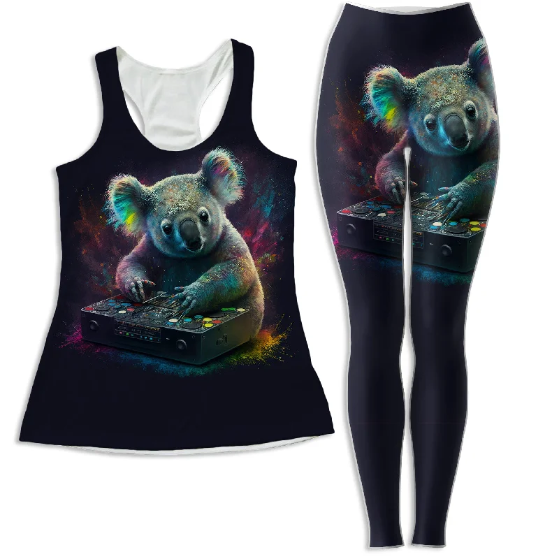 Koala Remix Women's Tank and Leggings Combo print tank top