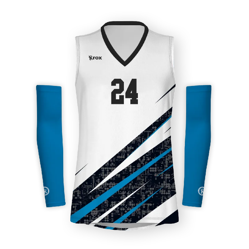 Victory Women's Sleeveless with Sleeves Sublimated Volleyball Jersey Recycled Jersey Tee Victory Women's Sleeveless with Sleeves Sublimated Volleyball Jersey Recycled Jersey Tee