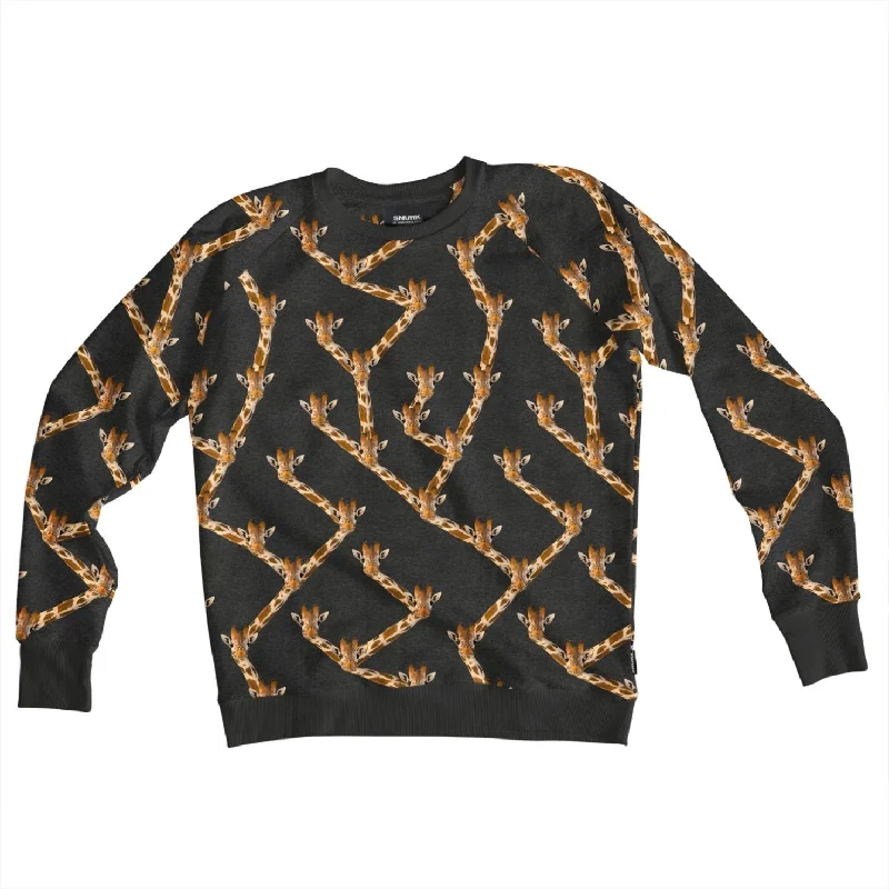 SNURK Giraffe Black Sweater Man Stylish Fashionable Trendy