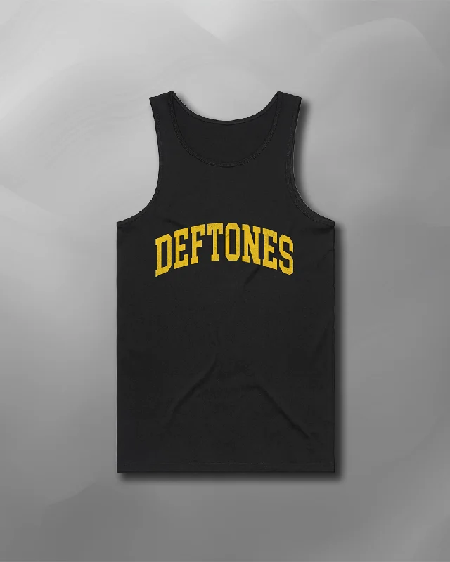 Deftones - College Tank Top striped tank top