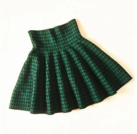 Houndstooth green