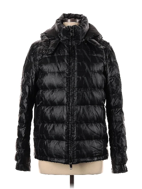 Snow Jacket Zippered Front Buttoned Front Snap Front