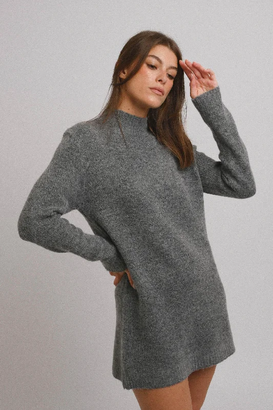 Adelie Sweater Dress Stylish Fashionable Trendy