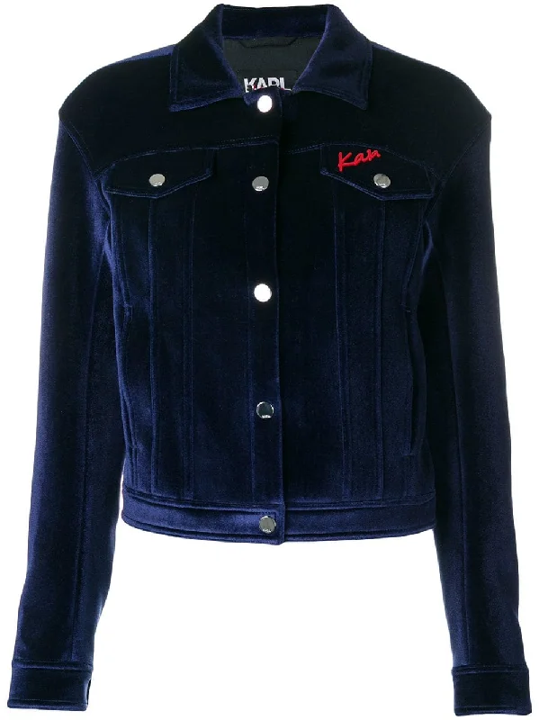 Karl X Kaia Velvet Denim Jacket Collared Jacket Crew Neck Jacket Turtle Neck Jacket Karl X Kaia Velvet Denim Jacket Collared Jacket Crew Neck Jacket Turtle Neck Jacket