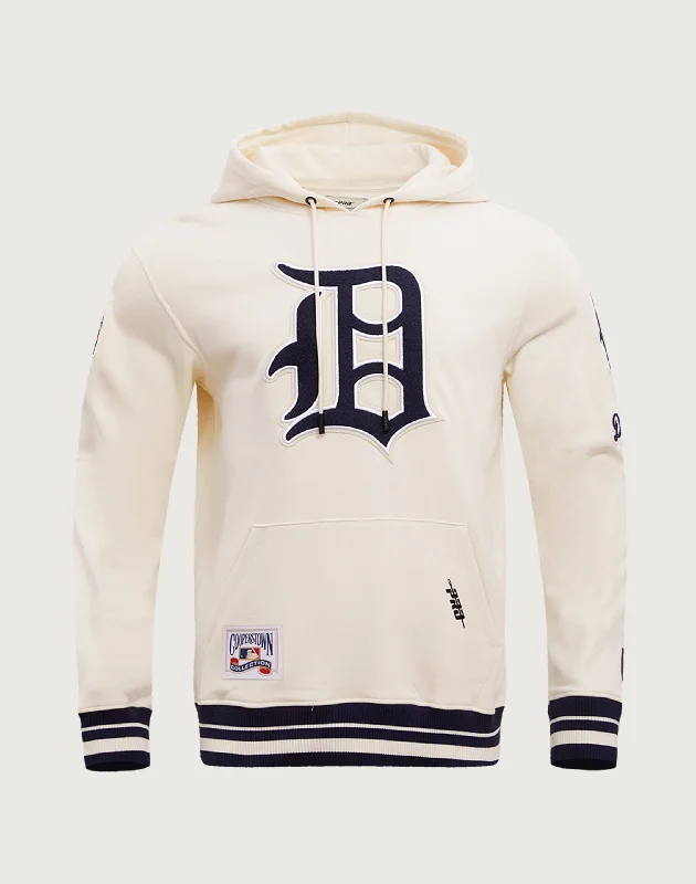 Pro Standard Detroit Tigers Retro Classic Hoodie Hoodie with Distressed Vintage Worn Pro Standard Detroit Tigers Retro Classic Hoodie Hoodie with Distressed Vintage Worn