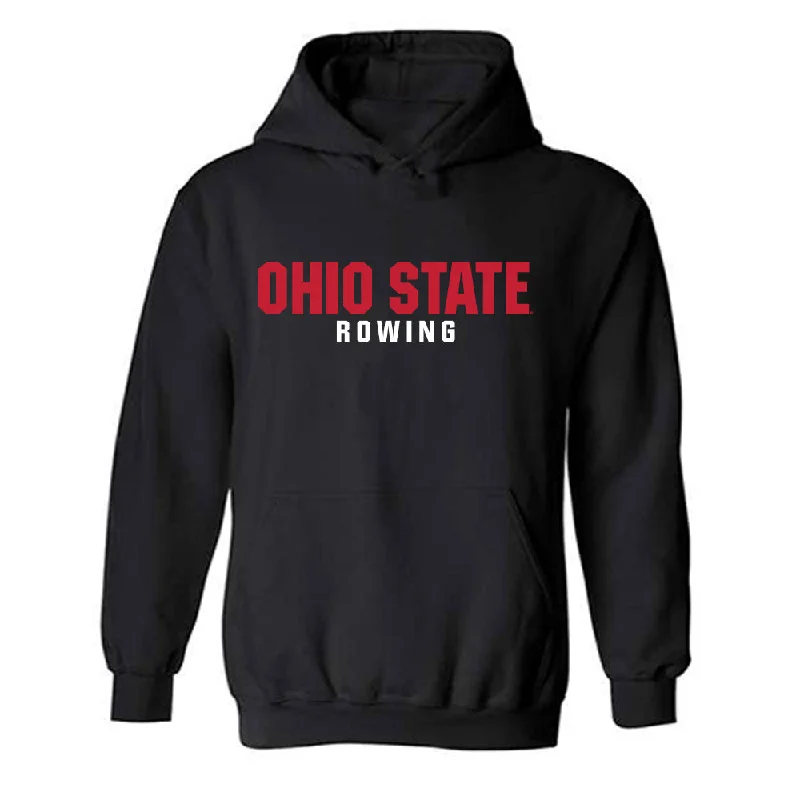 Ohio State - NCAA Women's Rowing : Rebecca Fullerman - Classic Shersey Hooded Sweatshirt Hoodie with Hem Detail Decorative Unique