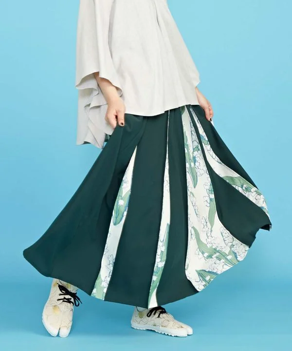 SHIKI - Spring Breeze HAKKEKE Skirt velvet skirt rich