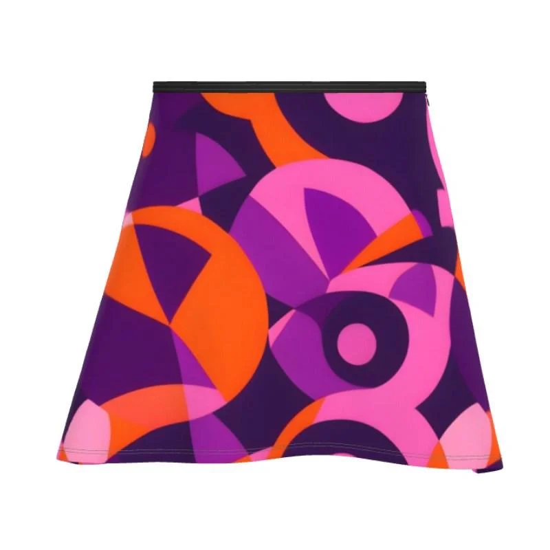 Tokyo Mini Skater Skirt - Airline Series mini skirt trendy