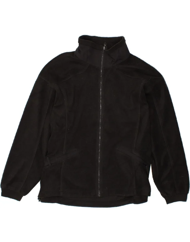 COLUMBIA Womens Fleece Jacket UK 18 XL Black Polyester Zippered Jacket Buttoned Jacket Snapped Jacket COLUMBIA Womens Fleece Jacket UK 18 XL Black Polyester Zippered Jacket Buttoned Jacket Snapped Jacket